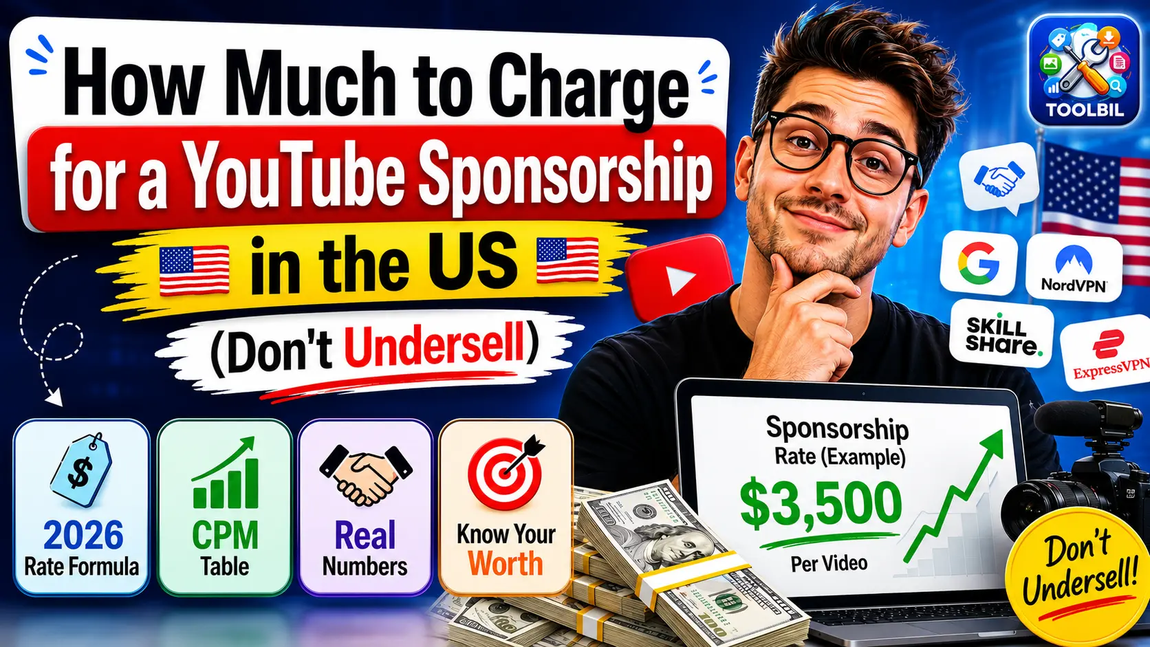 How Much to Charge for a YouTube Sponsorship in the US: 2026 Rate Guide